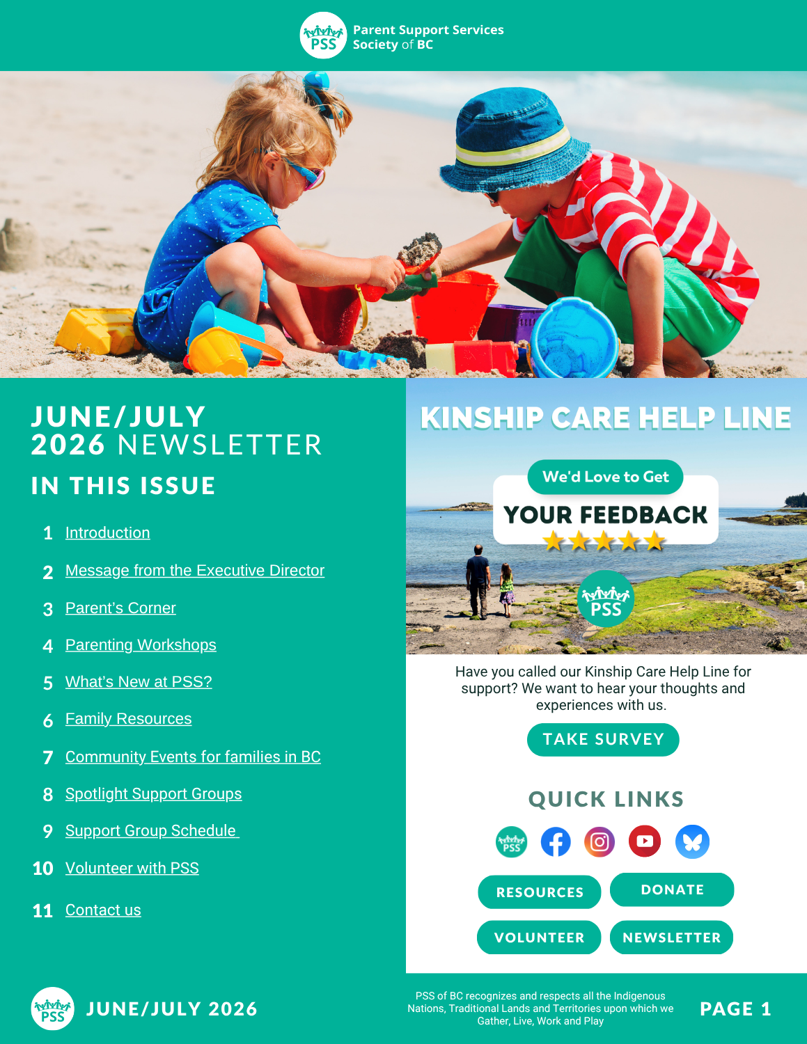 August/September Newsletter