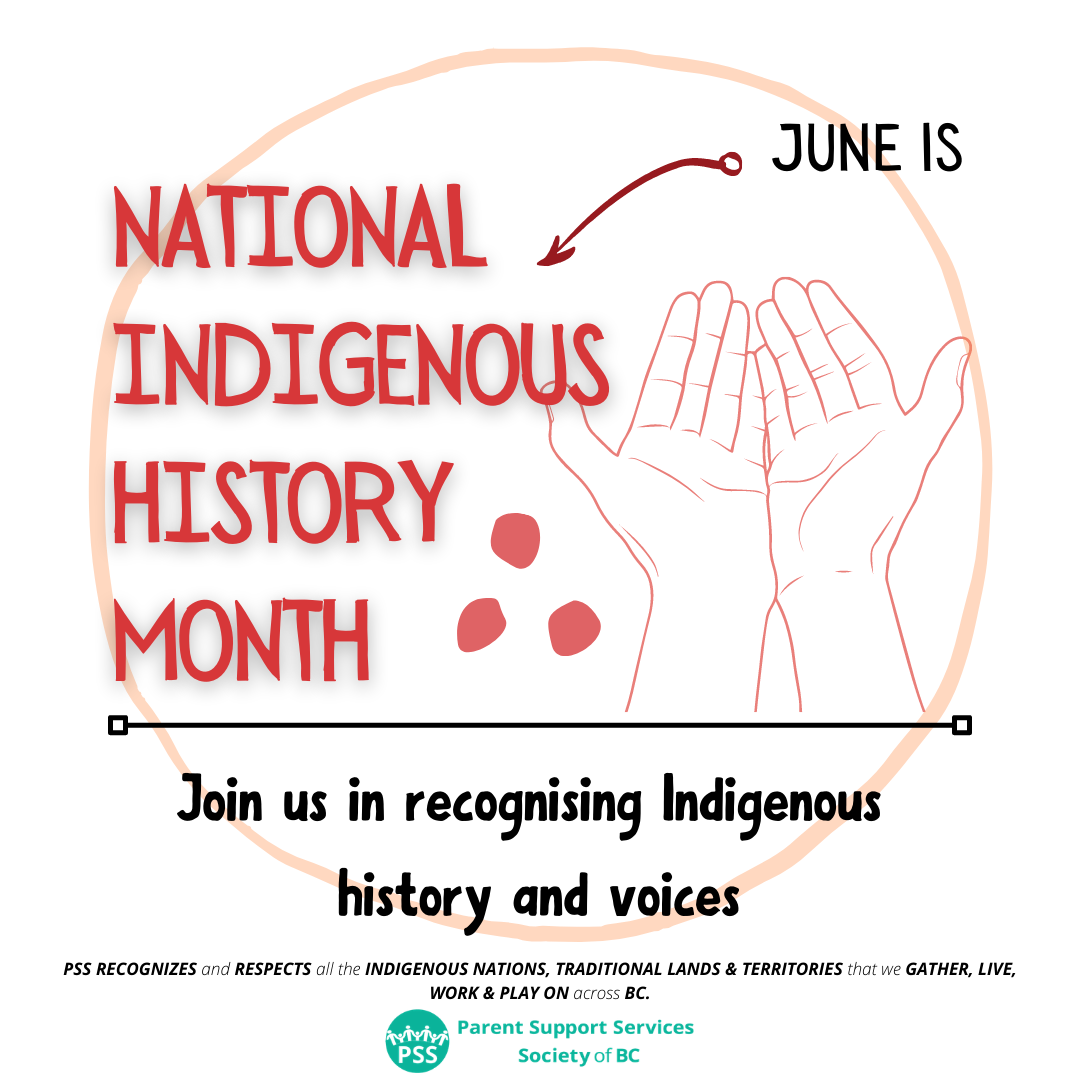 National Indigenous History Month Parent Support Services Society of BC