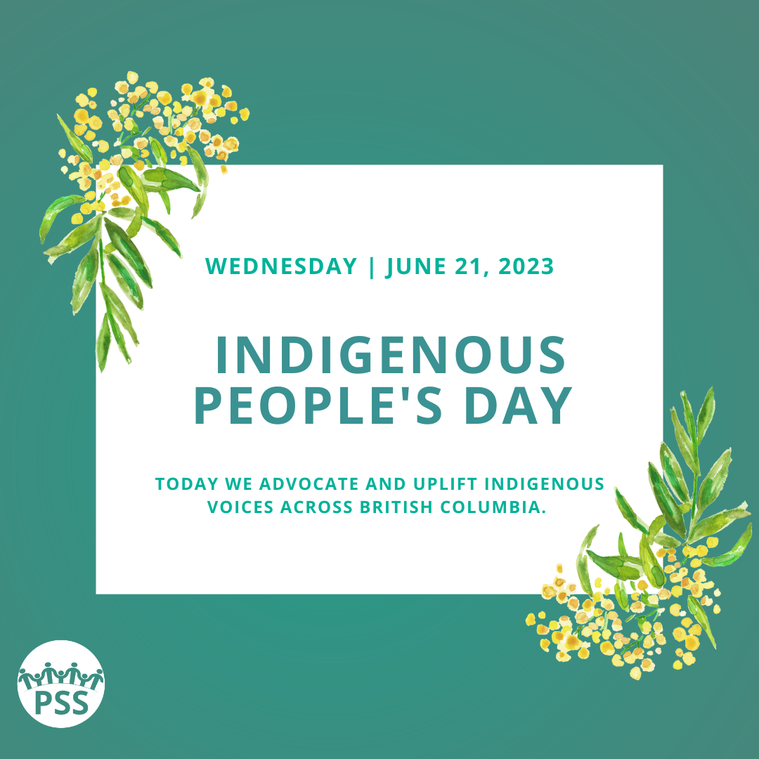 National Indigenous People's Day - Parent Support Services Society of BC