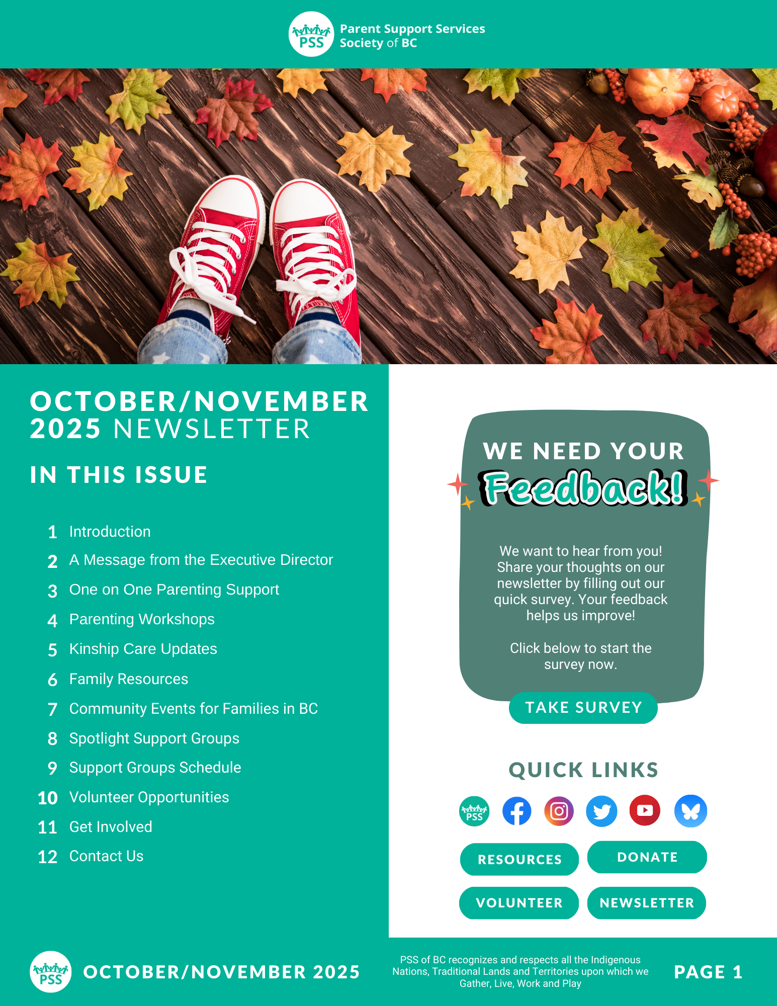 August/September Newsletter