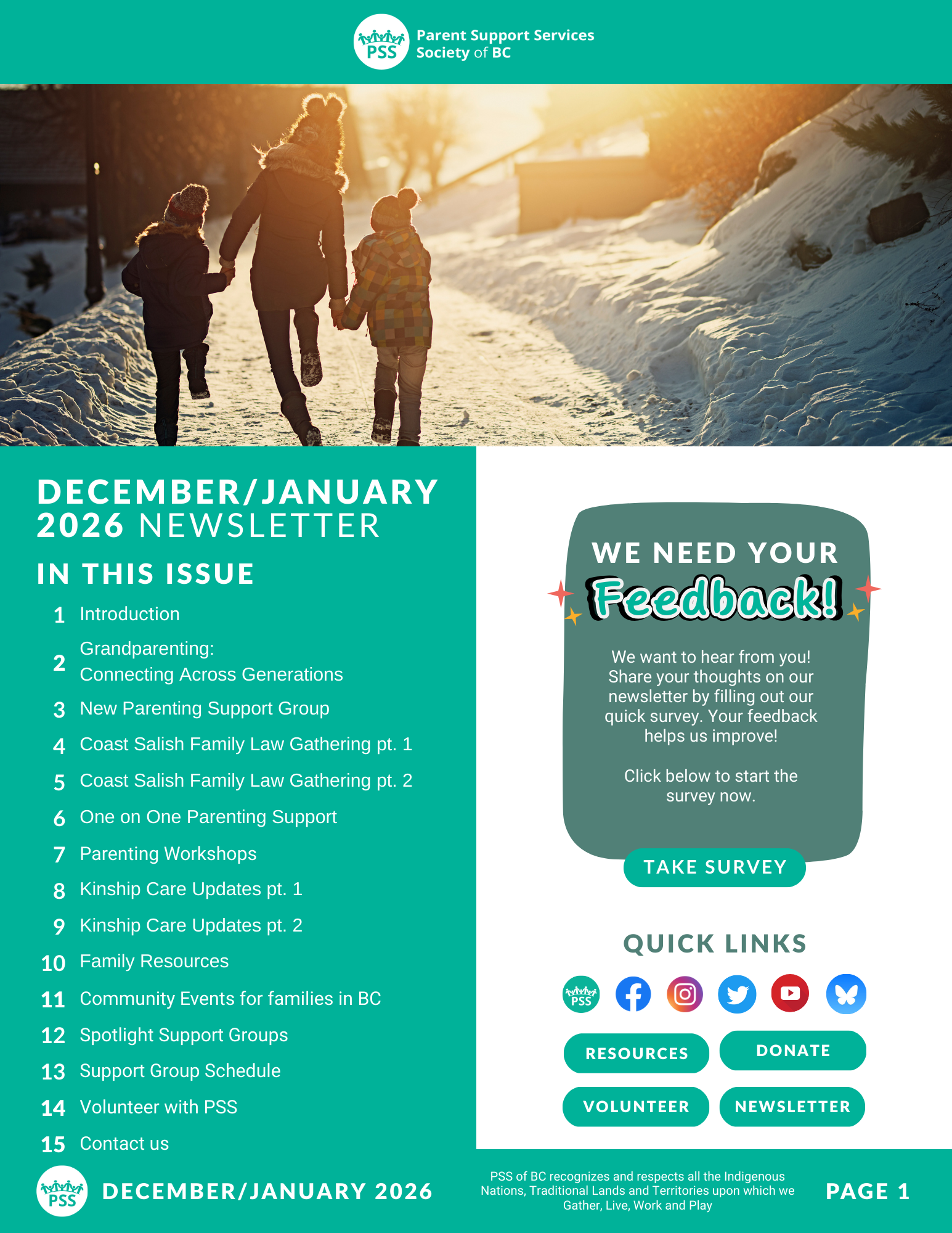 August/September Newsletter